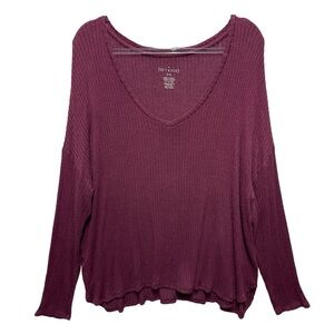 AE Soft Sexy Rib Oversized Knit Top Sweater 90s Jewel Tone